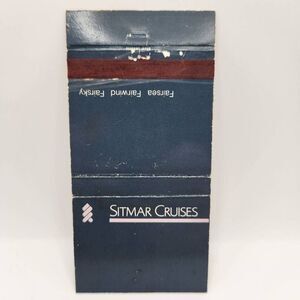 Vintage Matchbook Sitmar Cruises Monte Carlo Monaco Fairsea Fairwind Fairsky